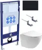 Aquatek SET Aquatek ЕВРОПА T KDI12 SET Aquatek ЕВРОПА T KDI12 (рама Aquatek Standard INS-0000012 с клавишей KDI-0000012 и крепежом KKI-0000002+унитаз AQ1900T-00 с тонким сиденьем sc)