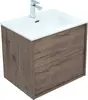 Aquanet 298572 Тумба с раковиной Lino 60 (Flat) Дуб Веллингтон (298572)