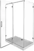 Aquanet NWD1231 NWD1231 Beta 800x1400x2000 шторка Правая распашная дверь стекло прозрачное хром Набор (186423)