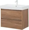 Aquanet 287880 Компл.2 - Тумба Nova Lite 75 2 ящ. цв. дуб шоколадный (287880)