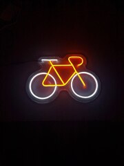 Неоновая вывеска Велосипед