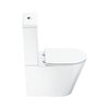 Ravak X01872 Унитаз компакт (станина+бачок+сиденье) WC combi Elegant RimOff белый