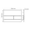 WasserKRAFT Salm 27TLT.010.ME.BL.RG04 Система инсталляции для унитазов