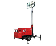 Осветительная мачта Energo YN14YM-S (YANAN) дизельная - [9 м / 6х400 Вт / Yanmar] металлогалогенная, передвижная