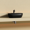 Ceramica Nova Twist CN12001MB Раковина, 50 см, сантехфарфор, накладная, черный матовый