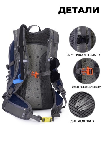 Картинка рюкзак велосипедный Nevo Rhino 9115-NW Blue - 3