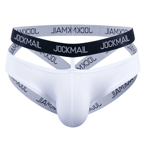 Мужские трусы джоки белые JOCKMAIL JM4068-1