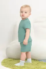 шорты  для мальчика  КР 400671/малахитово-зеленый к464