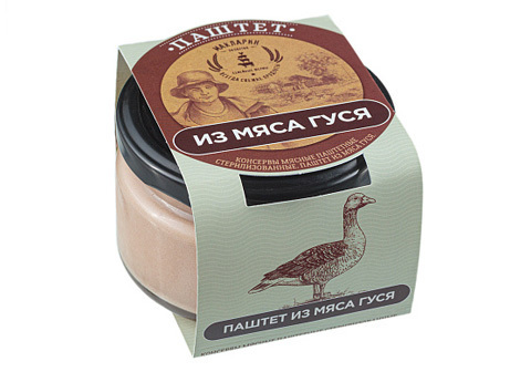 Паштет из мяса гуся, 200г.
