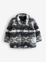 Рубашка из флиса для мальчика Next K83-277, Серый