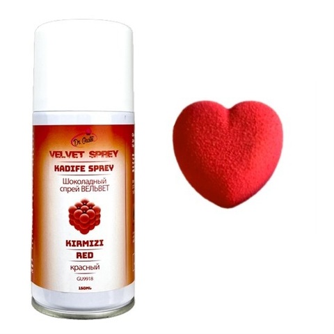Велюр спрей Dr Gusto Velvet (цвет красный) 150мл