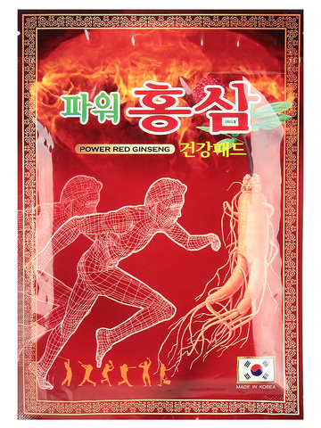 Обезболивающий пластырь с красным женьшенем DAEJEON