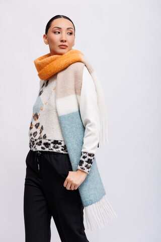 Marc Cain Sports Джемпер в сочетании узоров с альпакой и шерстью. Эко-линейка ReThink Together