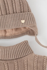 комплект  для девочки  КВ 22013/ш/бежевый