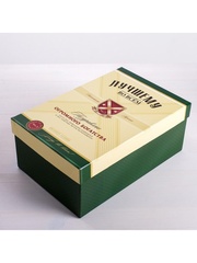 Коробка одиночная, Прямоугольник, «Лучшему во всём», 25,5*17*10,5см, 1 шт.