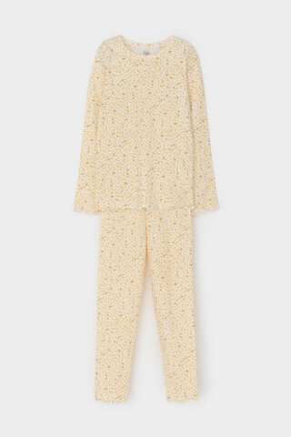 пижама  для девочки  К 1618/светлая мимоза,лепестки цветов