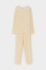 пижама  для девочки  К 1618/светлая мимоза,лепестки цветов