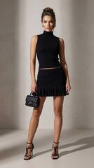 Топ ZOE c резинкой