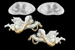 Силиконовые молды ангел левый и правый. набор