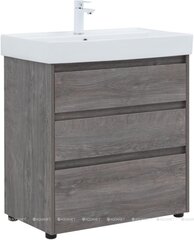 Aquanet 307076 Тумба с раковиной Nova Lite 75 3 ящ. цв. дуб рошелье (307076) фото