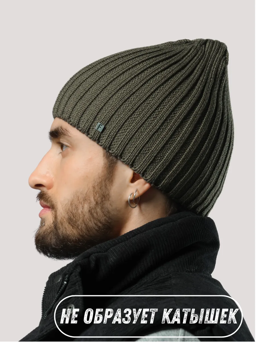 Шапка зимняя с флисом весенняя