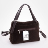 Сумка Саломея 364 эко-замша кофе