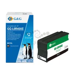 GG-L0R40AE G&G струйный черный картридж 957XL для HP OJ Pro 7720-7740, 8210-8218/8720-8730 3000стр
