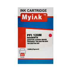 Совместимый картридж MyInk PFI-120M magenta для Canon TM-200, 205, 300, 305 - 130 ml