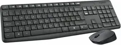 Клавиатура + мышь Logitech MK235 клав:серый мышь:серый/черный USB беспроводная Multimedia (920-00794