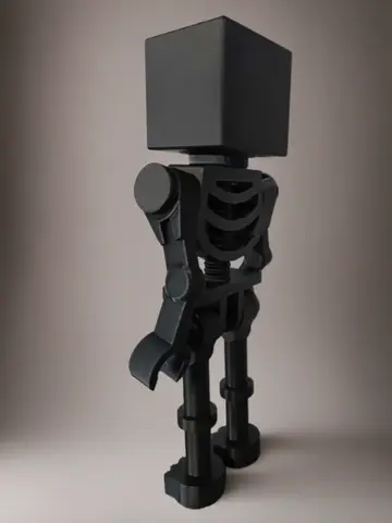 Большая Минифигурка Майнкрафт Скелетон 3D-печать