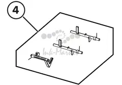 Набор флажков Lexmark B2236/MB2236 Sensor flags kit (41X2469) — фото 1