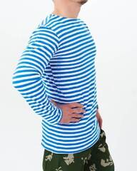 Купить качественную тельняшку ВДВ - Магазин тельняшек.ру 8-800-700-93-18Тельняшка летняя ВДВ (голубая полоса) ТМ 