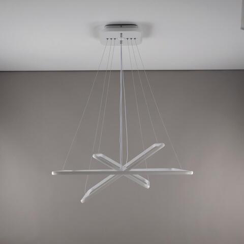 Подвесная светодиодная люстра Citilux Неон Смарт CL731AK110E