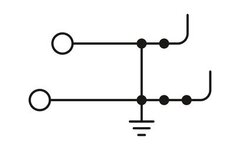 PTTBS 1,5/S/2P-PE-Двухъярусная заземляющая клемма