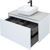 Aquanet 242257 Тумба Nova Lite 90 1+1 ящ. цв.бел. глянец (242257)