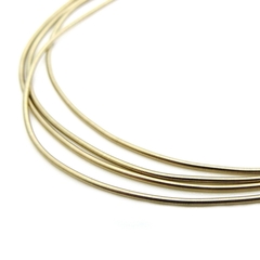 Канитель мягкая, гладкая KAN/MD, 0,7 мм глянец, экрю