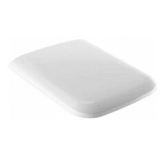 Сиденье для унитаза Geberit iCon Square: Функция плавного опускания=Да, Быстроразъемные петли=Да, Крепление=Сверху, Белый фото