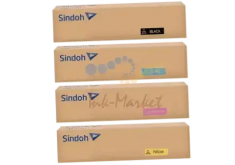 Комплект оригинальных тонер-картриджей Sindoh TN-227K / TN-227Y / TN-227M / TN-227C для Sindoh D320/D330