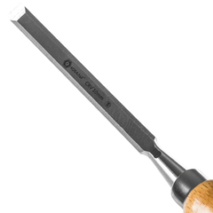 Стамеска плоская КОБАЛЬТ 10 х 140 мм, CR-V, деревянная рукоятка (1 шт.)  подвес (245-725)