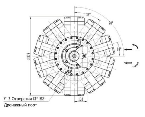 Гидромотор IPM11-12000