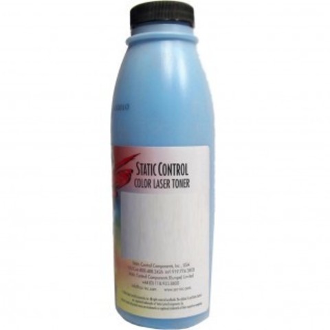 Тонер для CLJ5500, 5550, EP-86 cyan (голубой) 340 гр Static Control toner