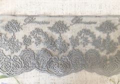 Вышивка на сетке, ш. 11,5 см