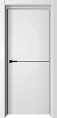 Межкомнатная дверь Loft-1 AL кромка с 2-х сторон / Цвет Вайт / Двери Верда