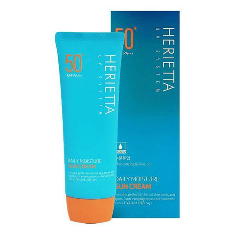 Welcos Kwailnara Крем для лица солнцезащитный Herietta Daily Moisture Sun Cream Spf50 + Pa +++