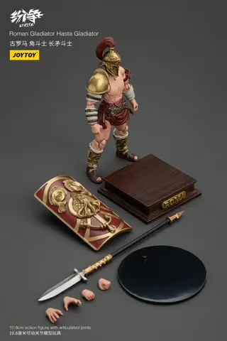 Фигурка Гладиатор Гаста масштаб 1/18 Roman Gladiator JoyToy
