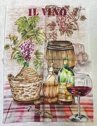 Кухонное полотенце 52х72см Servalli Vino вино