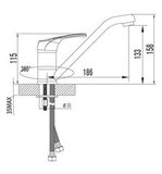 Смеситель для кухни LEMARK OMEGA LM3104C