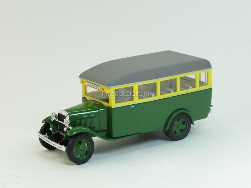 dark green 1933 Scale model 1:43 GAZ–03-30 bus