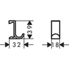 Hansgrohe WallStoris 27914700 Крючок широкий 2 шт. (белый матовый)