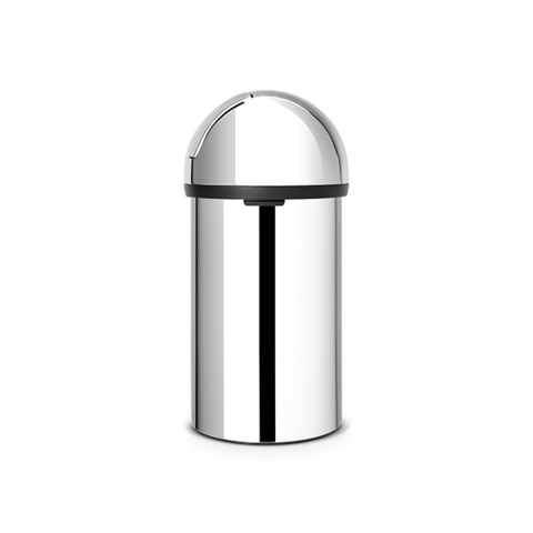 Ведро для мусора Brabantia Push Bin полированная сталь 60л